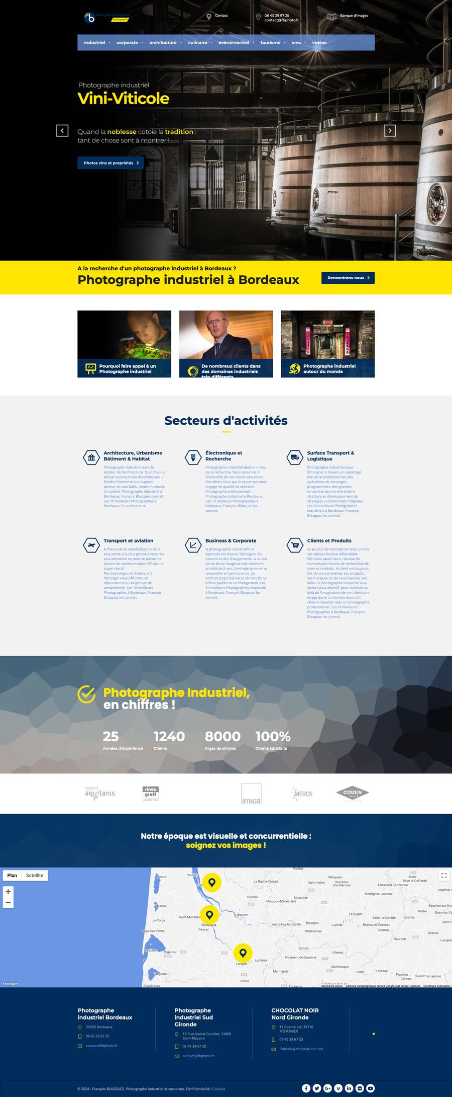 site web photographe
