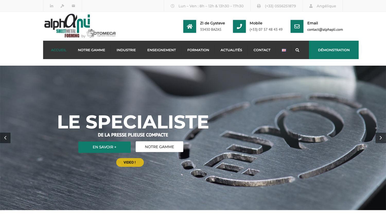 site web industrie