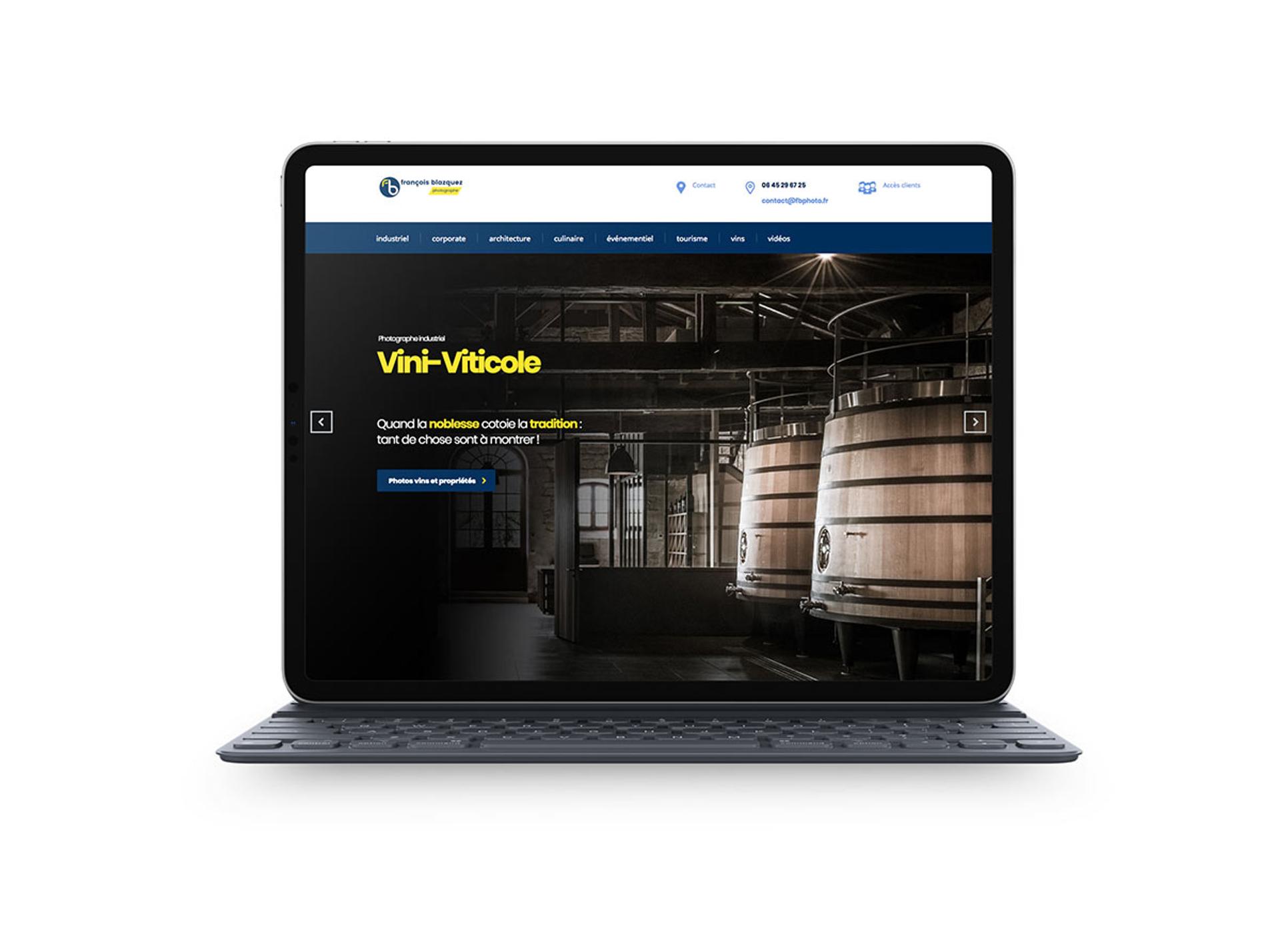 site web photographe