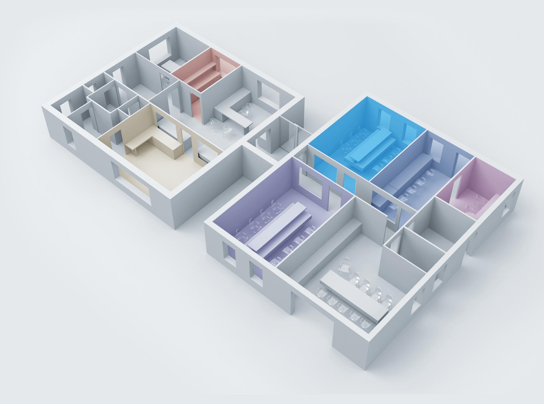 Plan 3D laboratoire dentaire DURODEZ