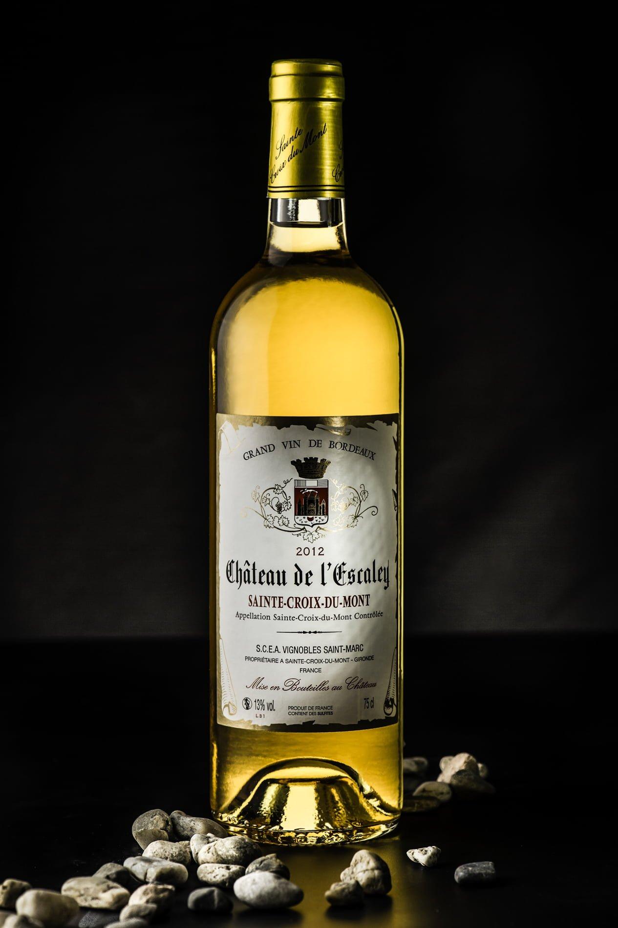 Filière Viti-vinicole : packshot bouteille
