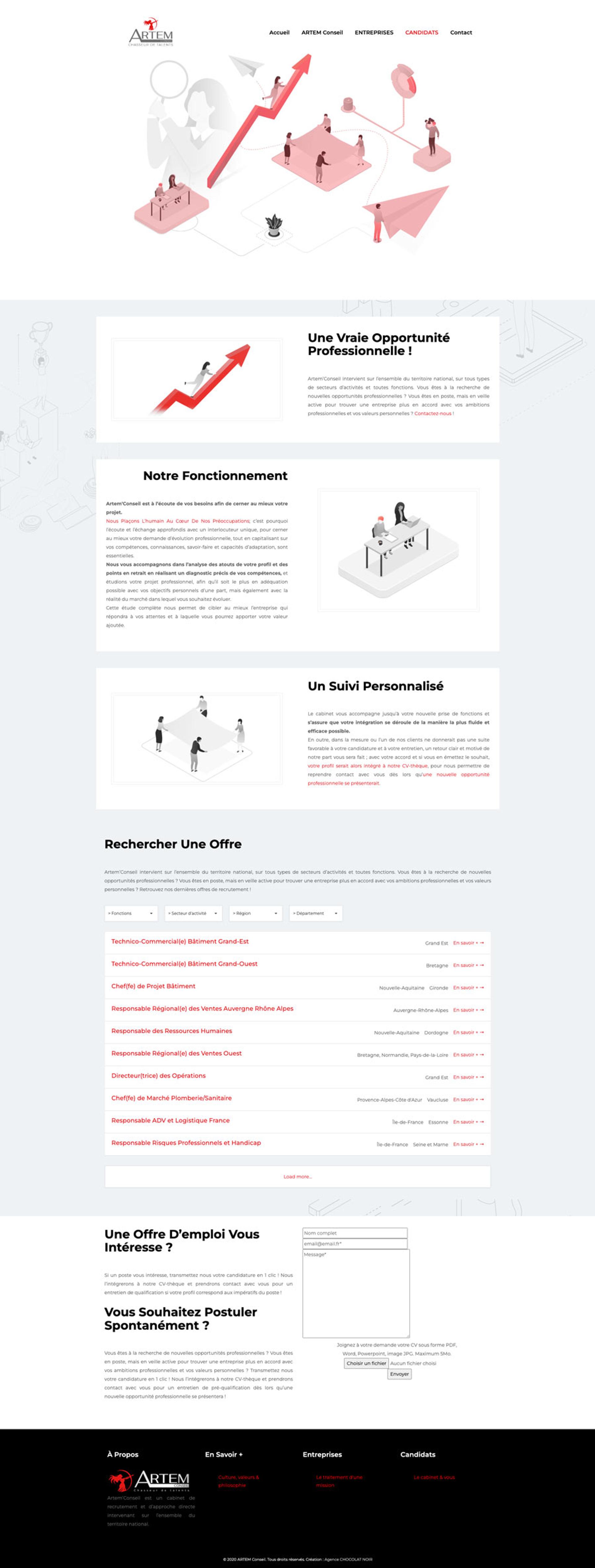 site ARTEM conseil