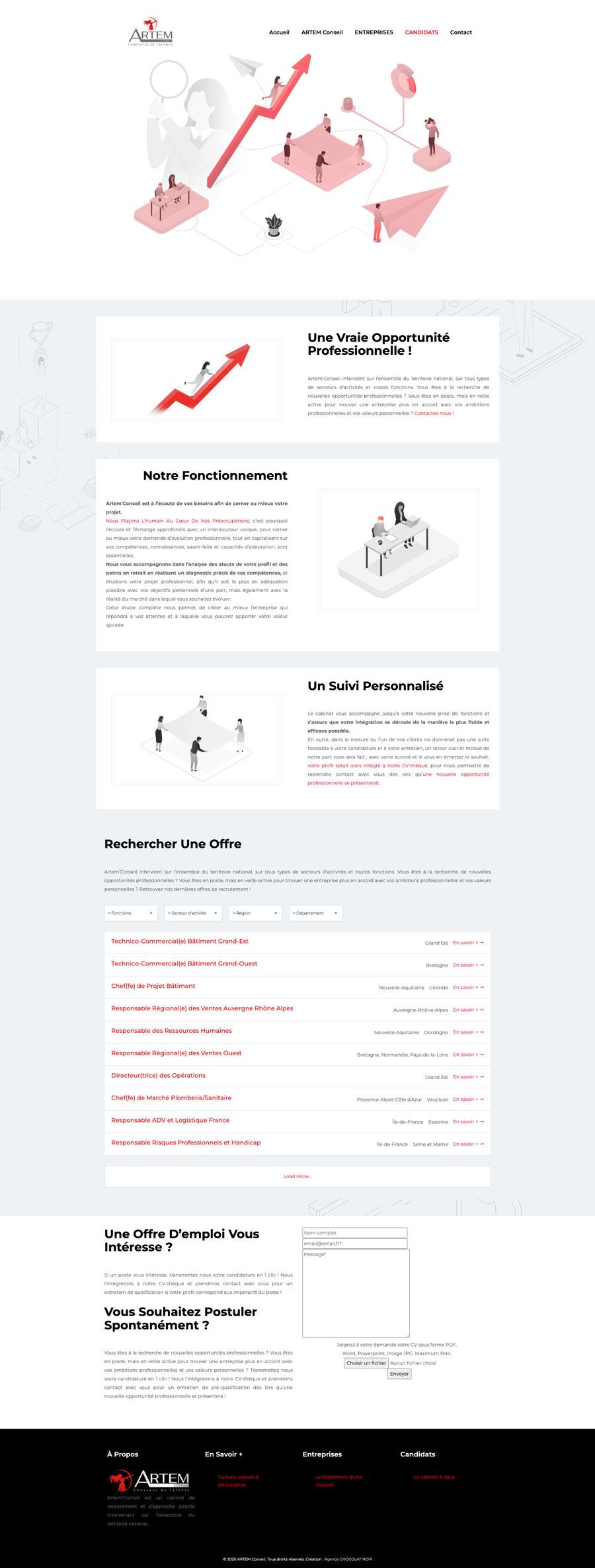 site ARTEM conseil