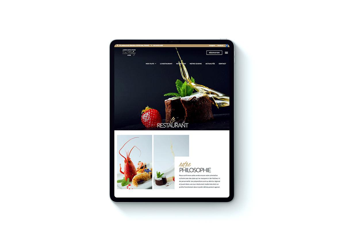 site web restaurant
