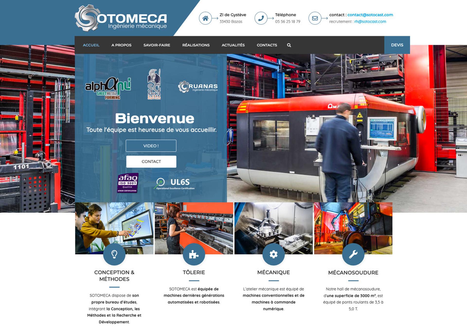site web industrie