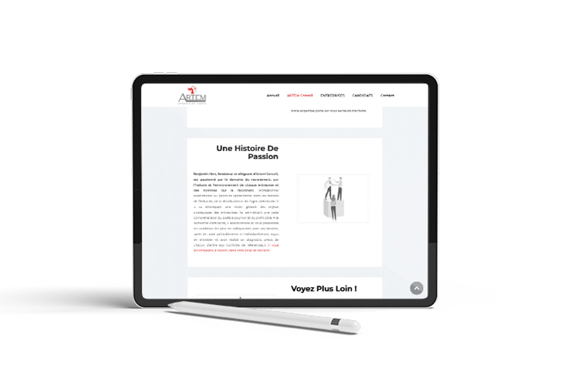 site ARTEM conseil