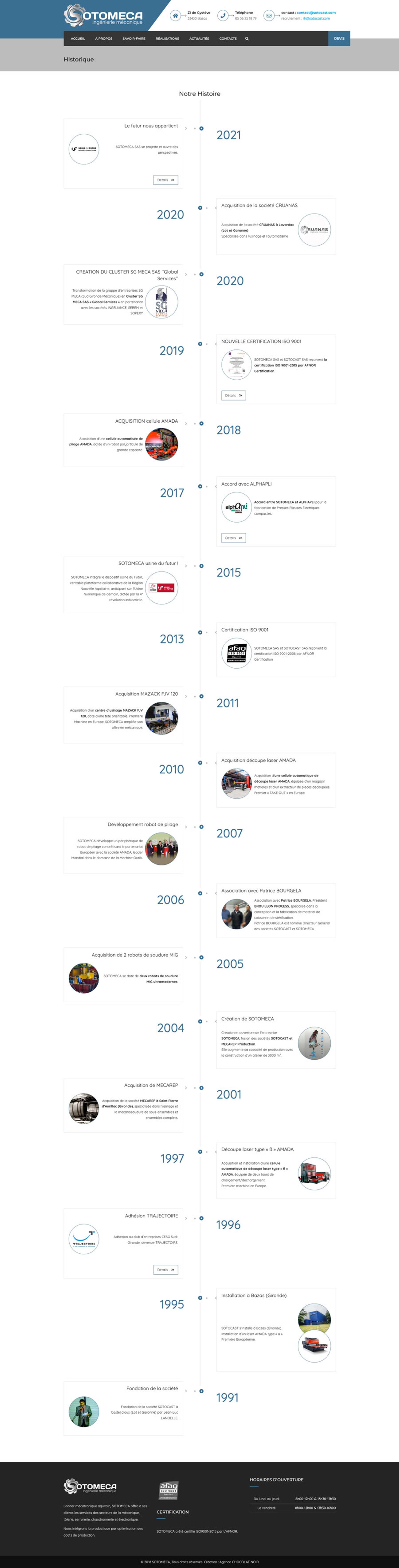 site web industrie