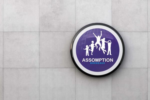 Assomption Sainte Clotilde : signalétique établissement scolaire