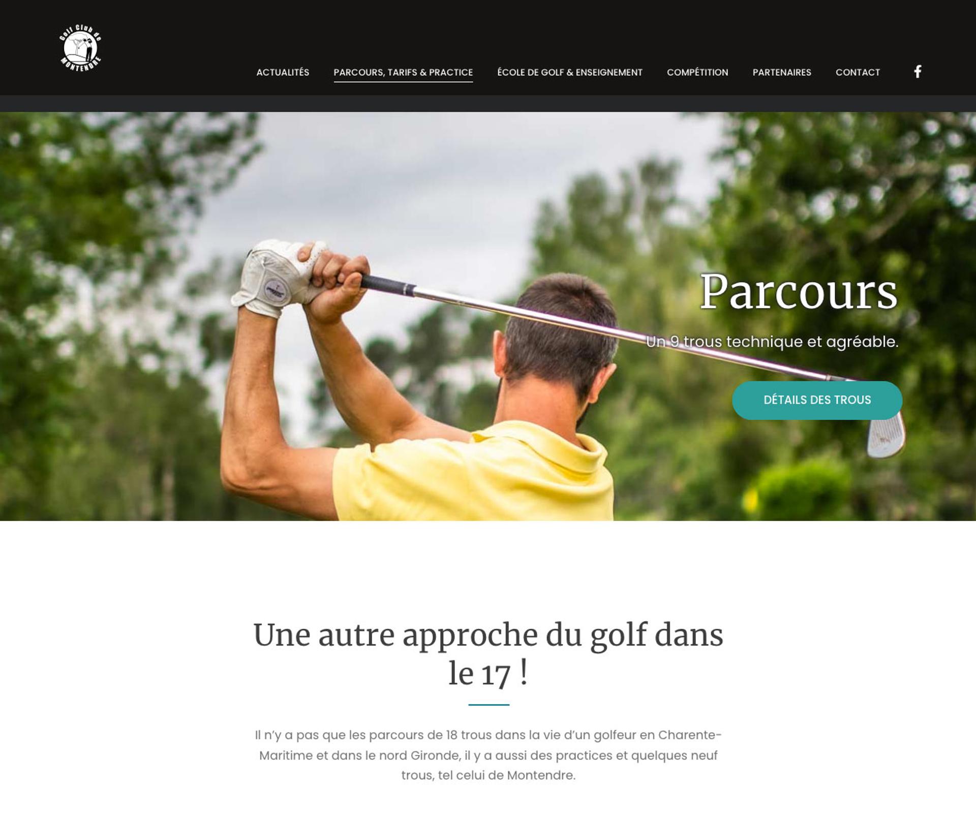 design site de golf