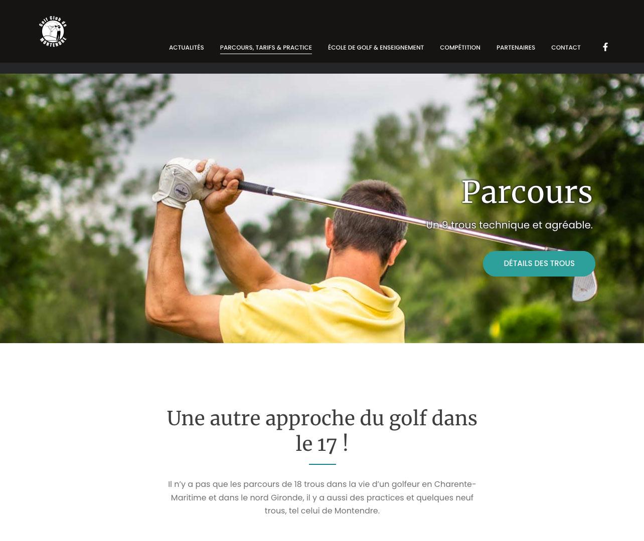 design site de golf