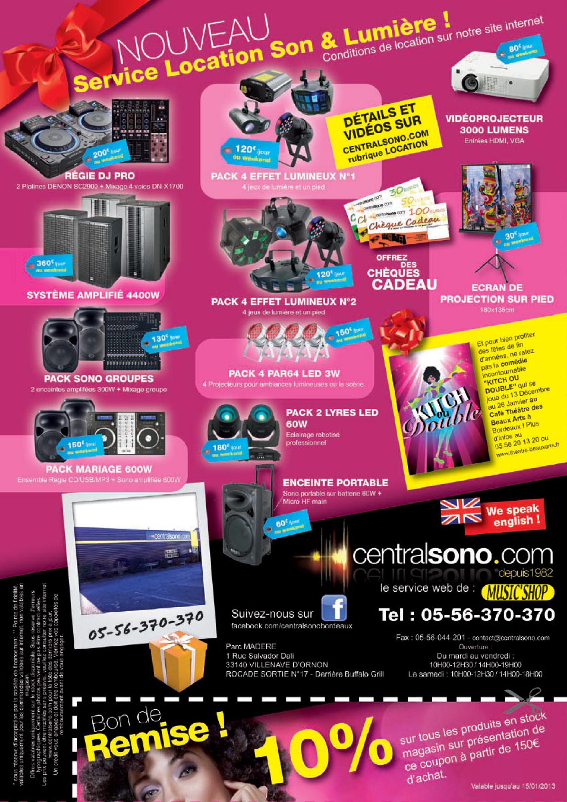 brochure musique