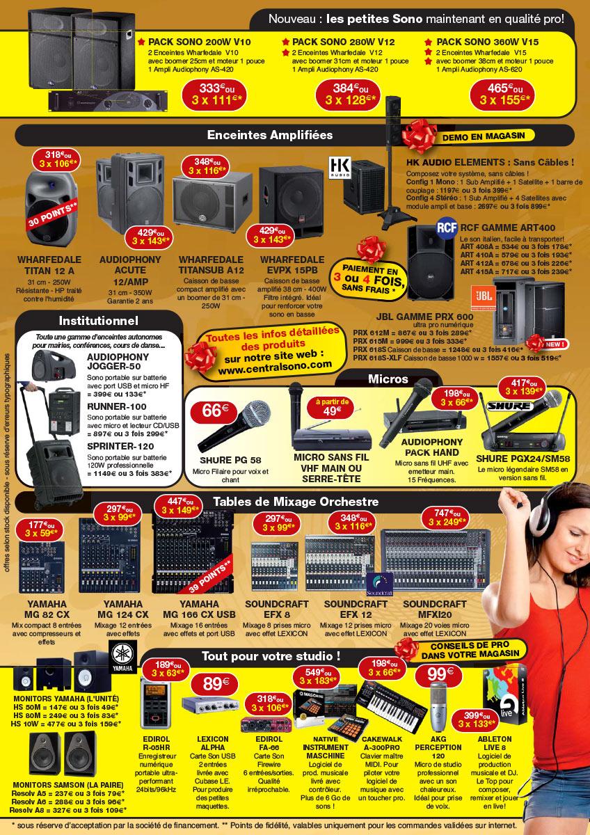 catalogue sono