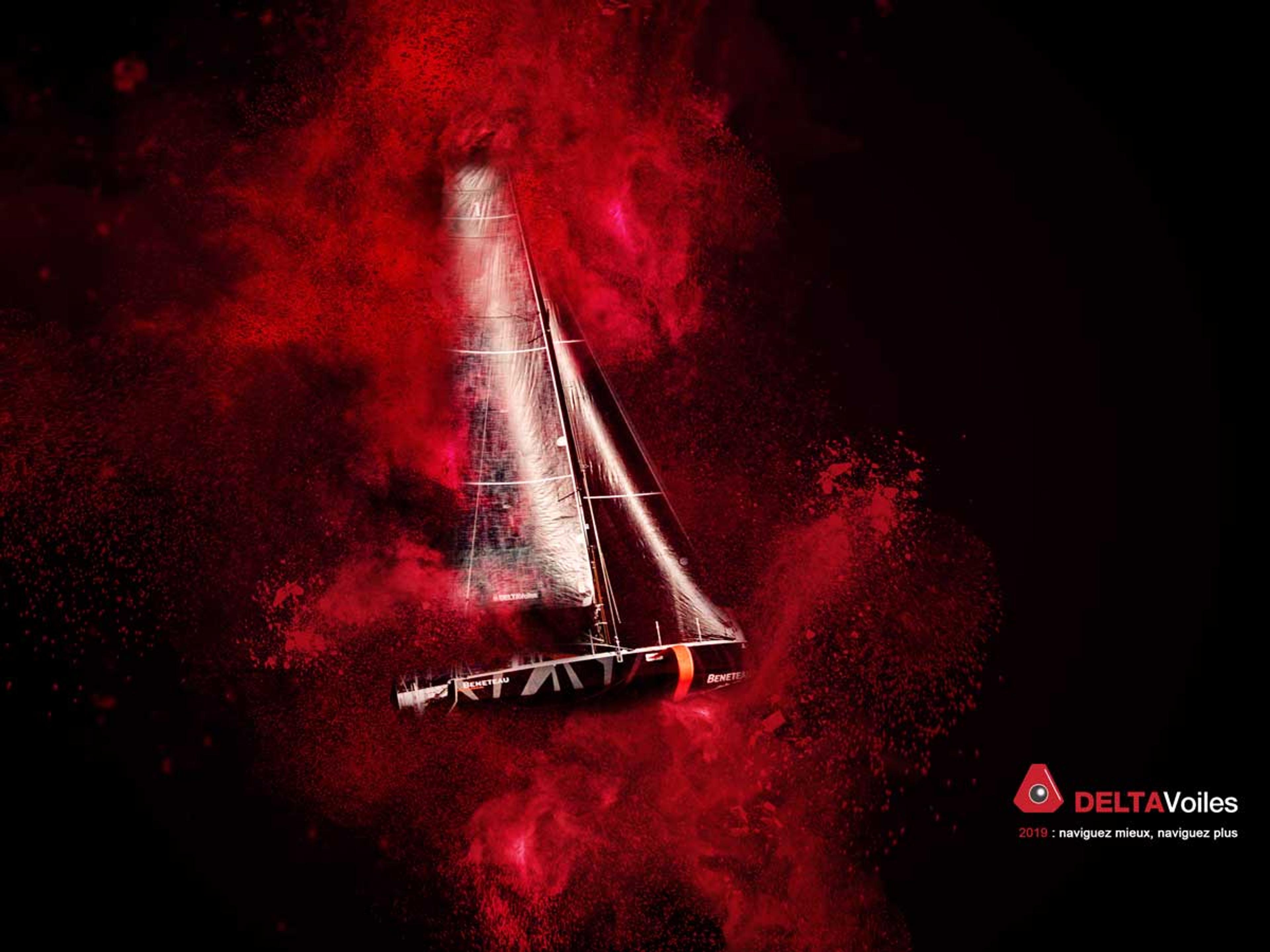 Carte de voeux noel - DELTA VOILES - 2020