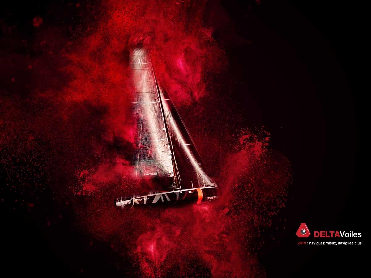 Carte de voeux noel - DELTA VOILES - 2020