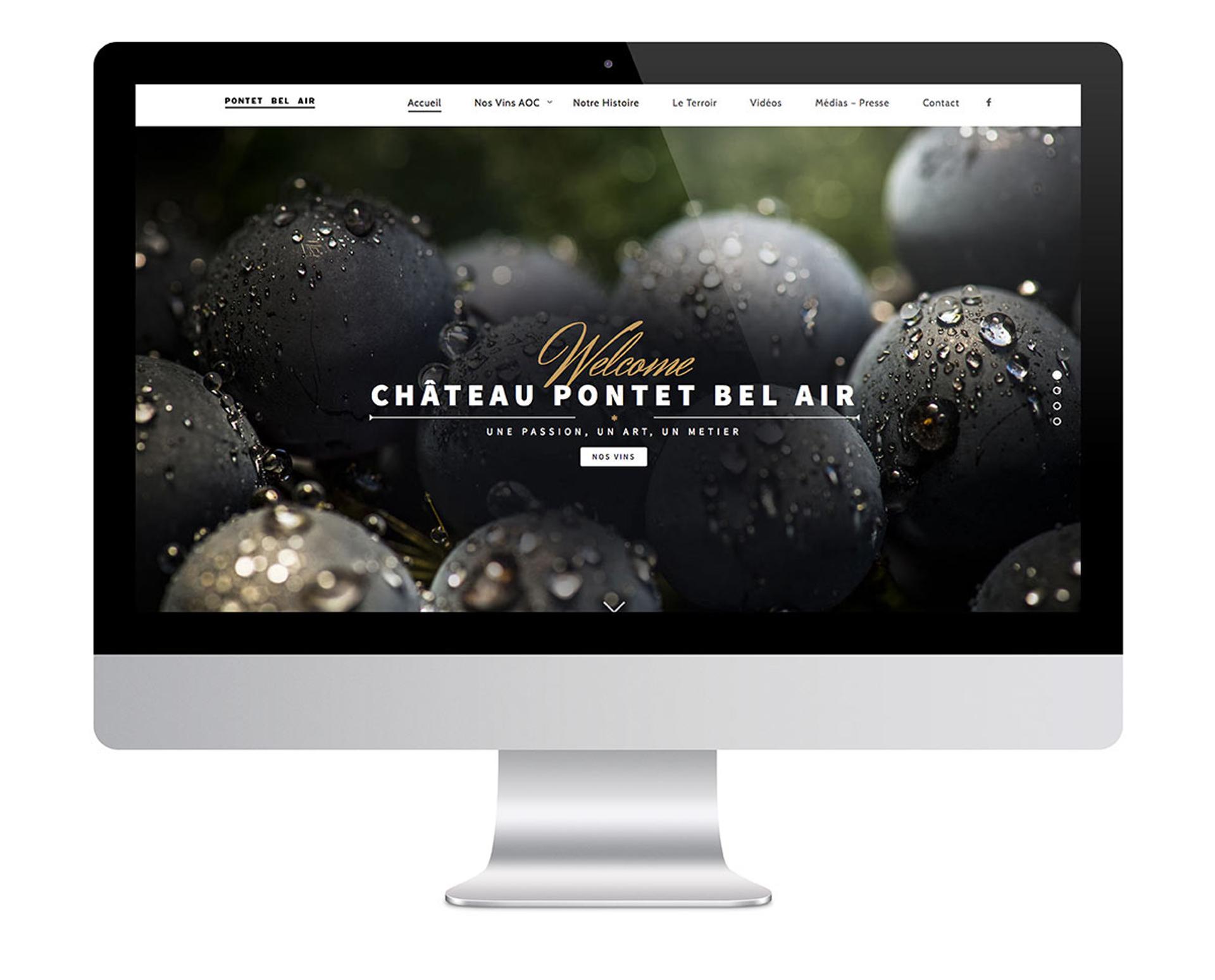 site internet propriété viticole