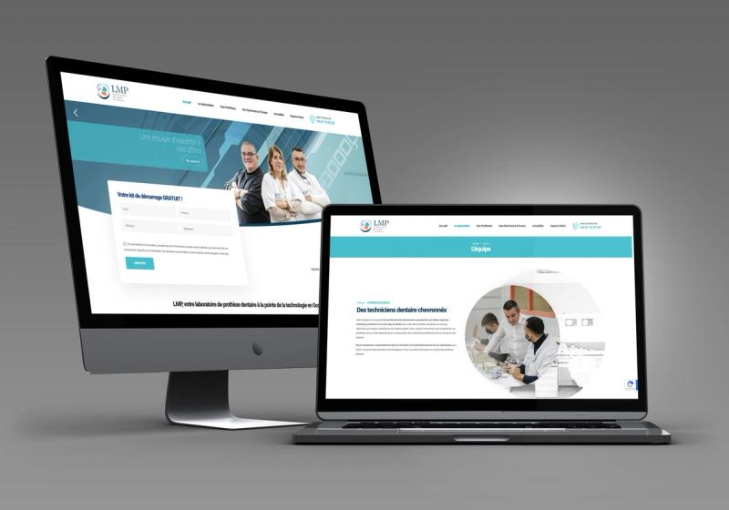 Nouveau site web LMP : Laboratoire Mondial Prothèse