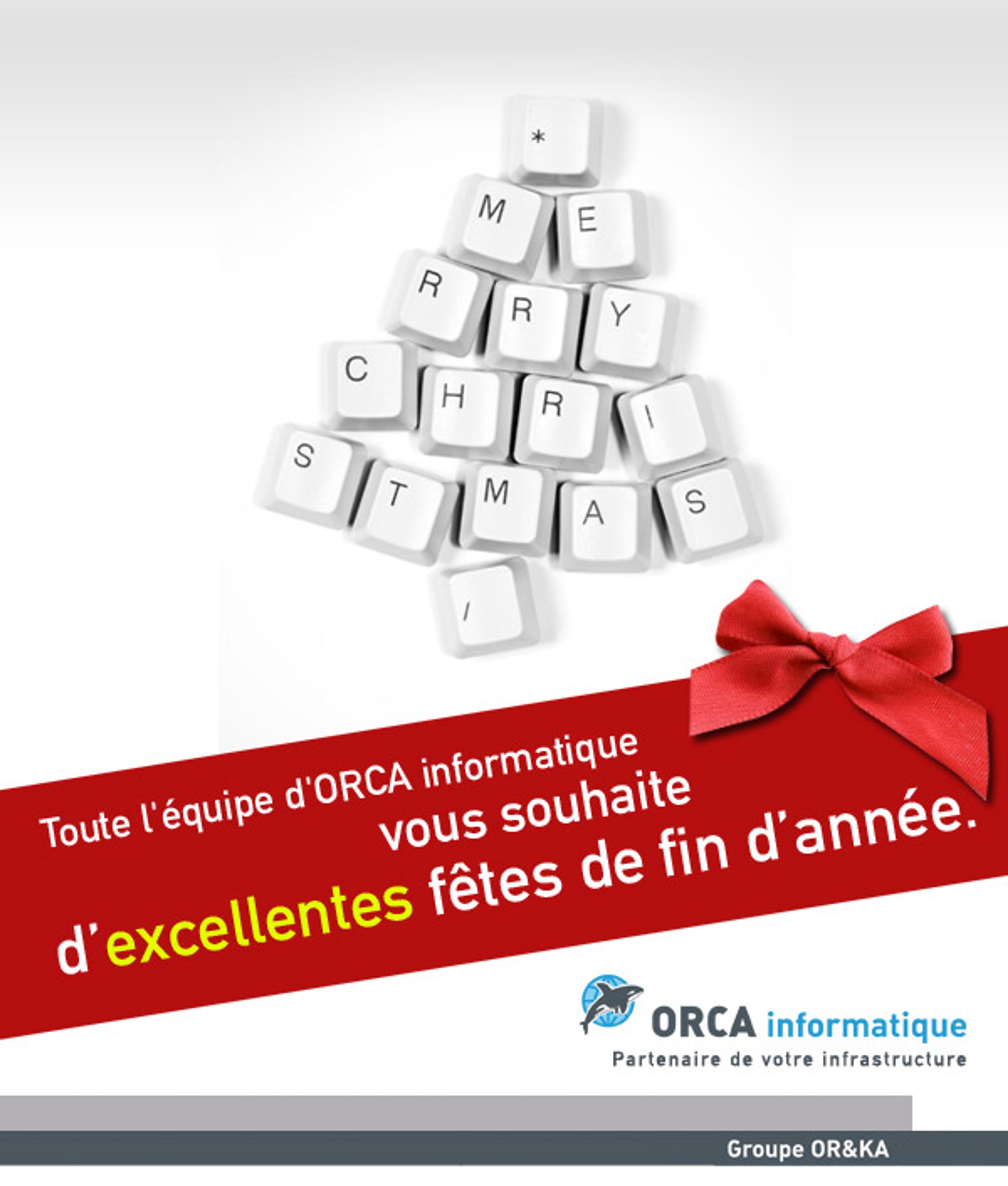 Carte de vœux digitale ORCA Informatique - 2016