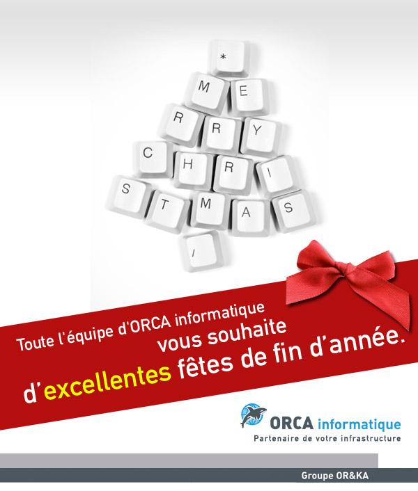 Carte de vœux digitale ORCA Informatique - 2016