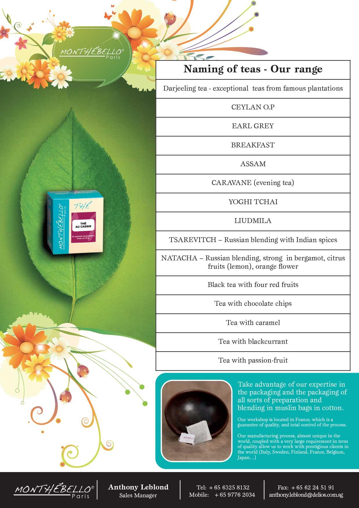 flyer thé