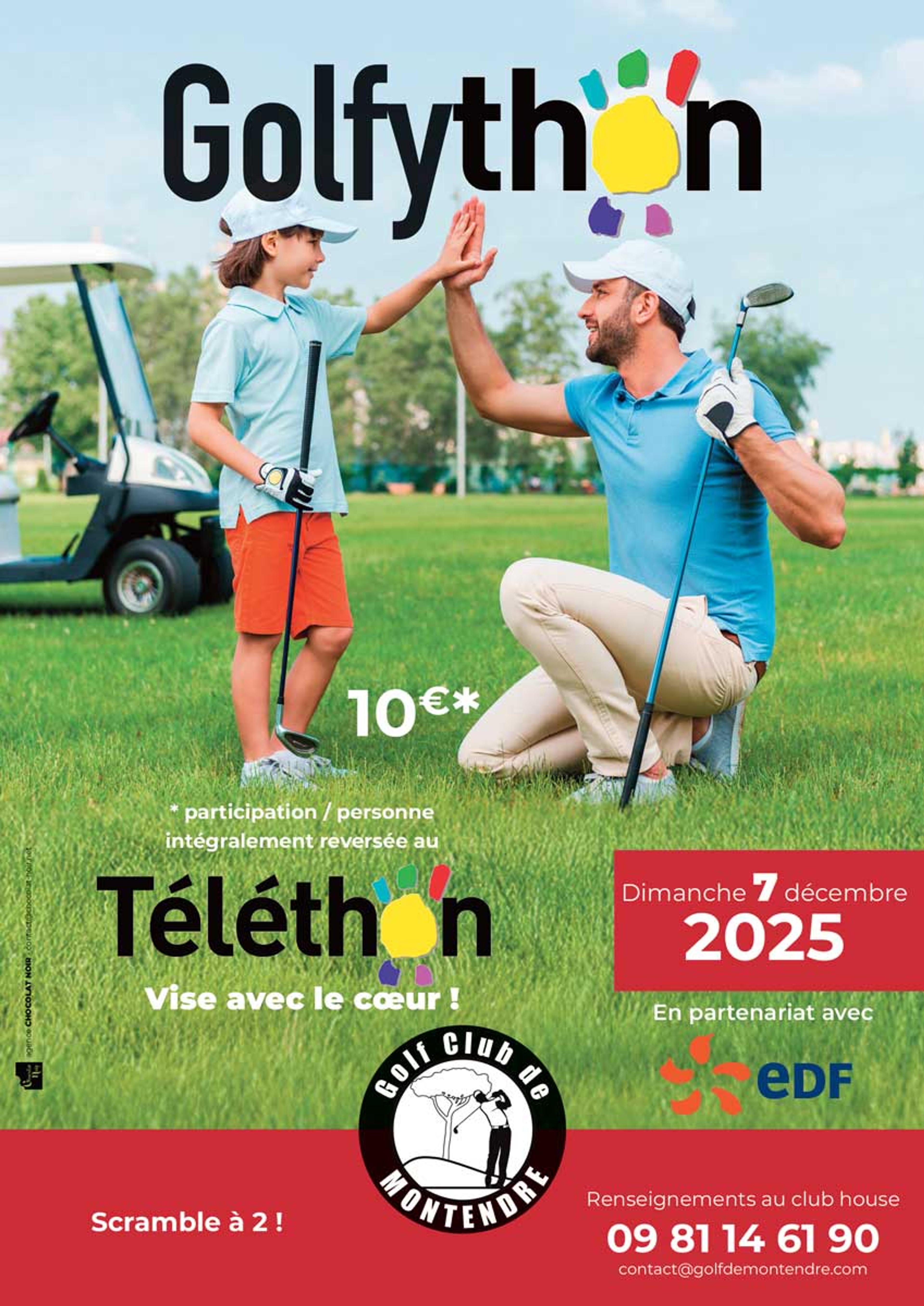 Chocolat Noir signe l’affiche du Golfython 2025 : une création au service du sport et de la solidarité !