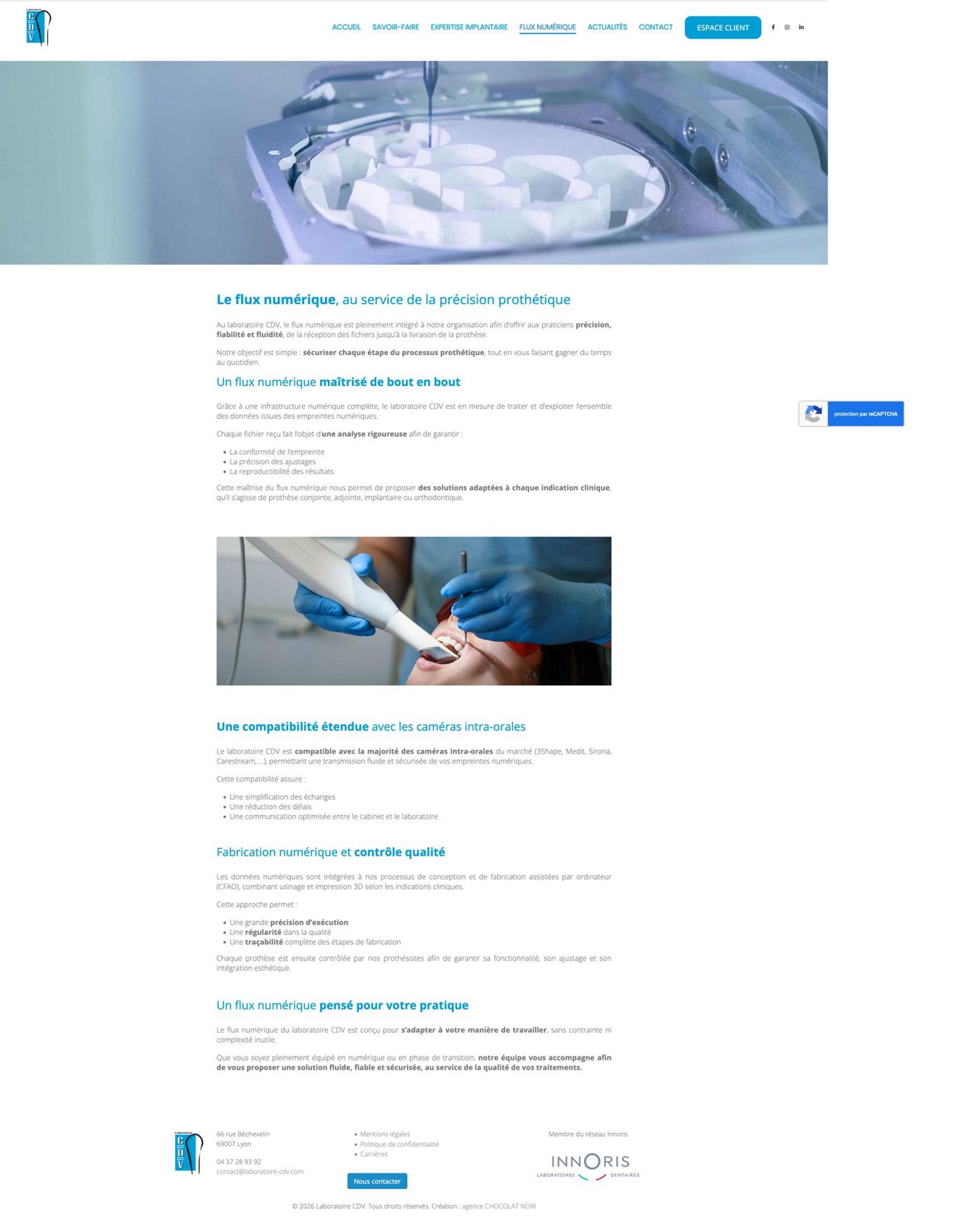 Page Flux numérique — Laboratoire CDV