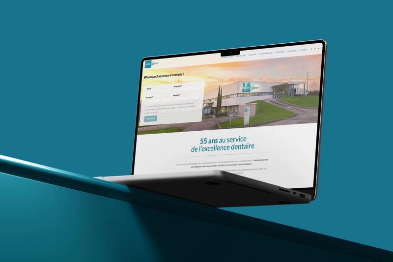 Laboratoire BONGERT — Création du site internet