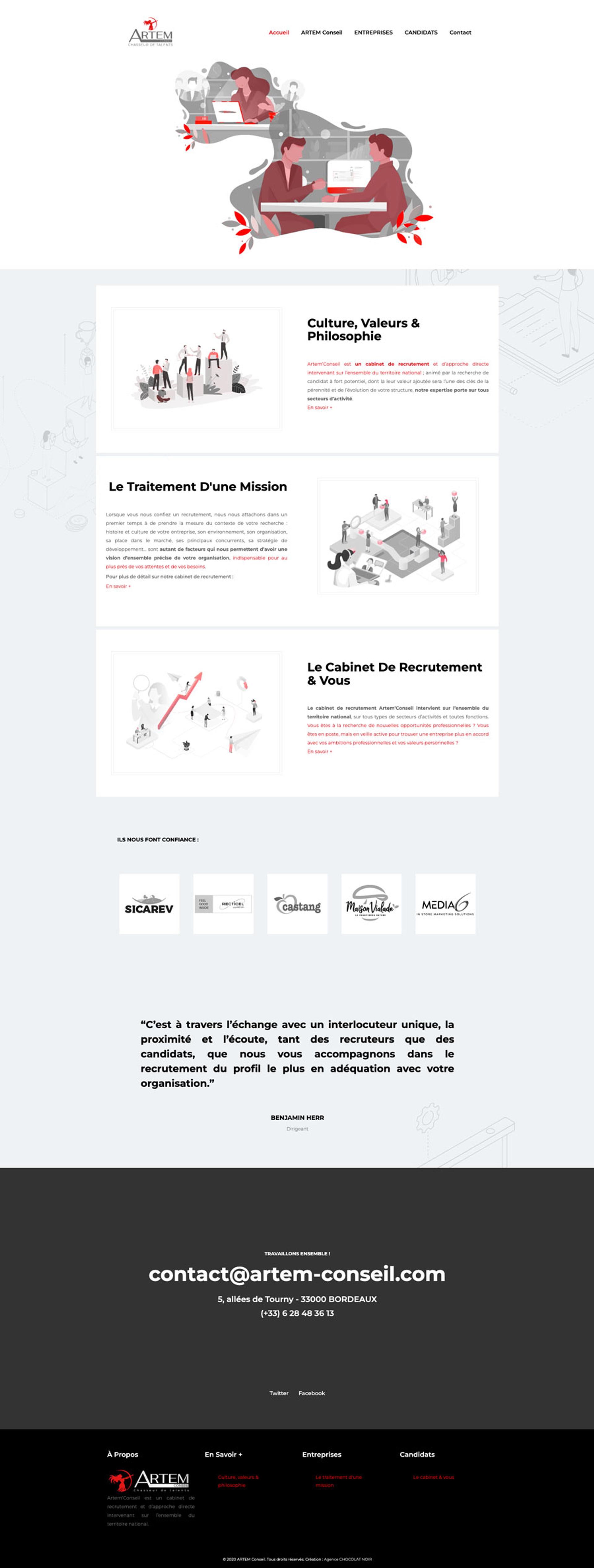 site ARTEM conseil