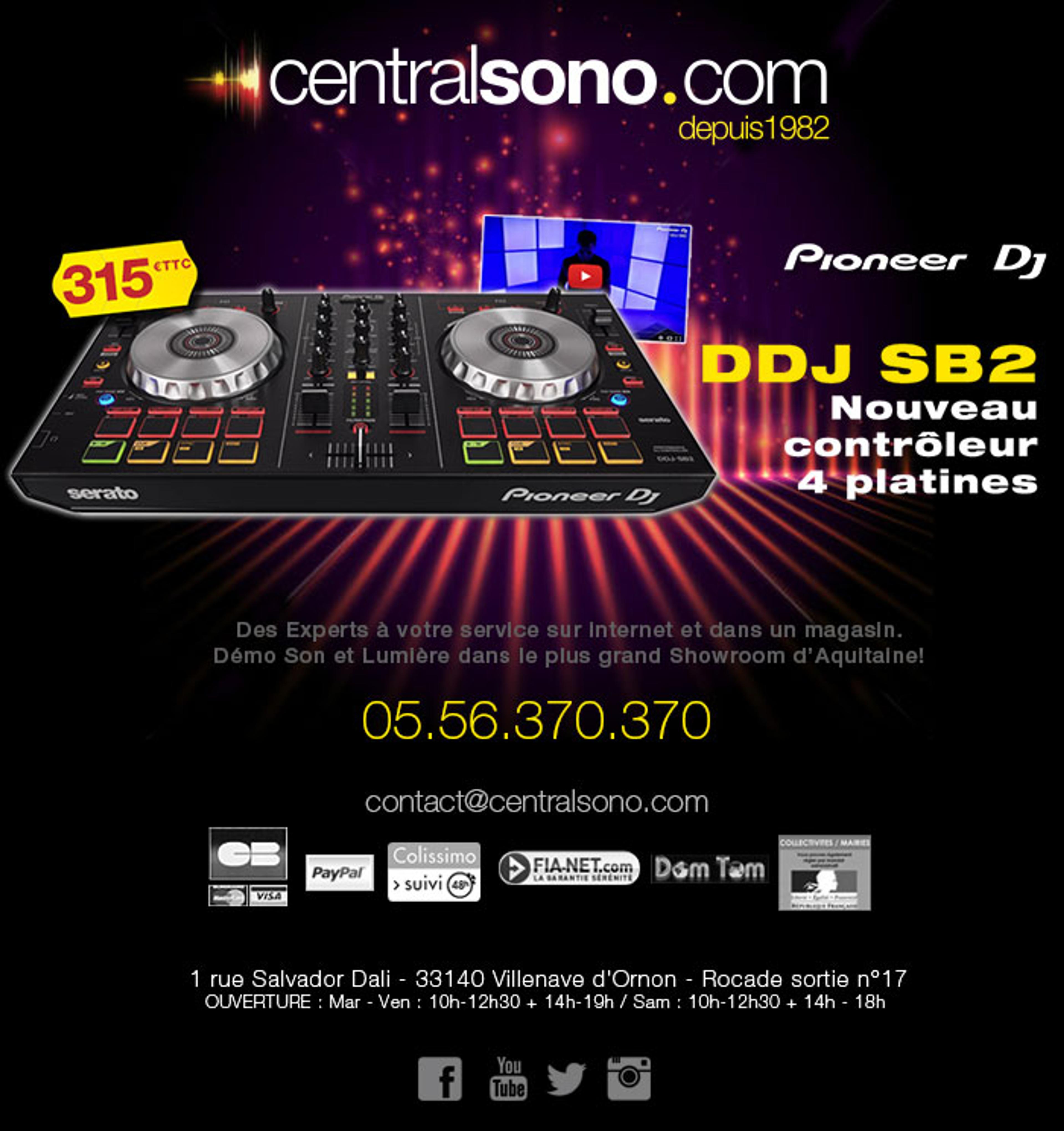 email commercial : boostez vos ventes - exemple : centralsono.com