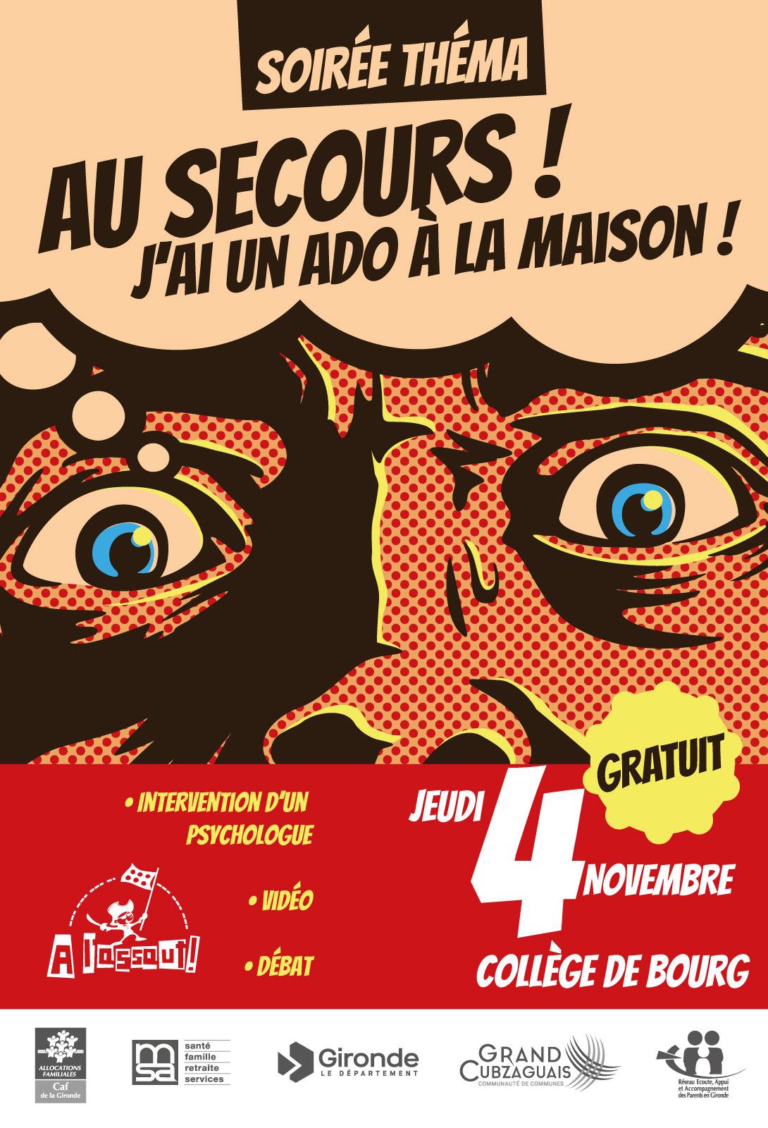 Affiche thème adolescence