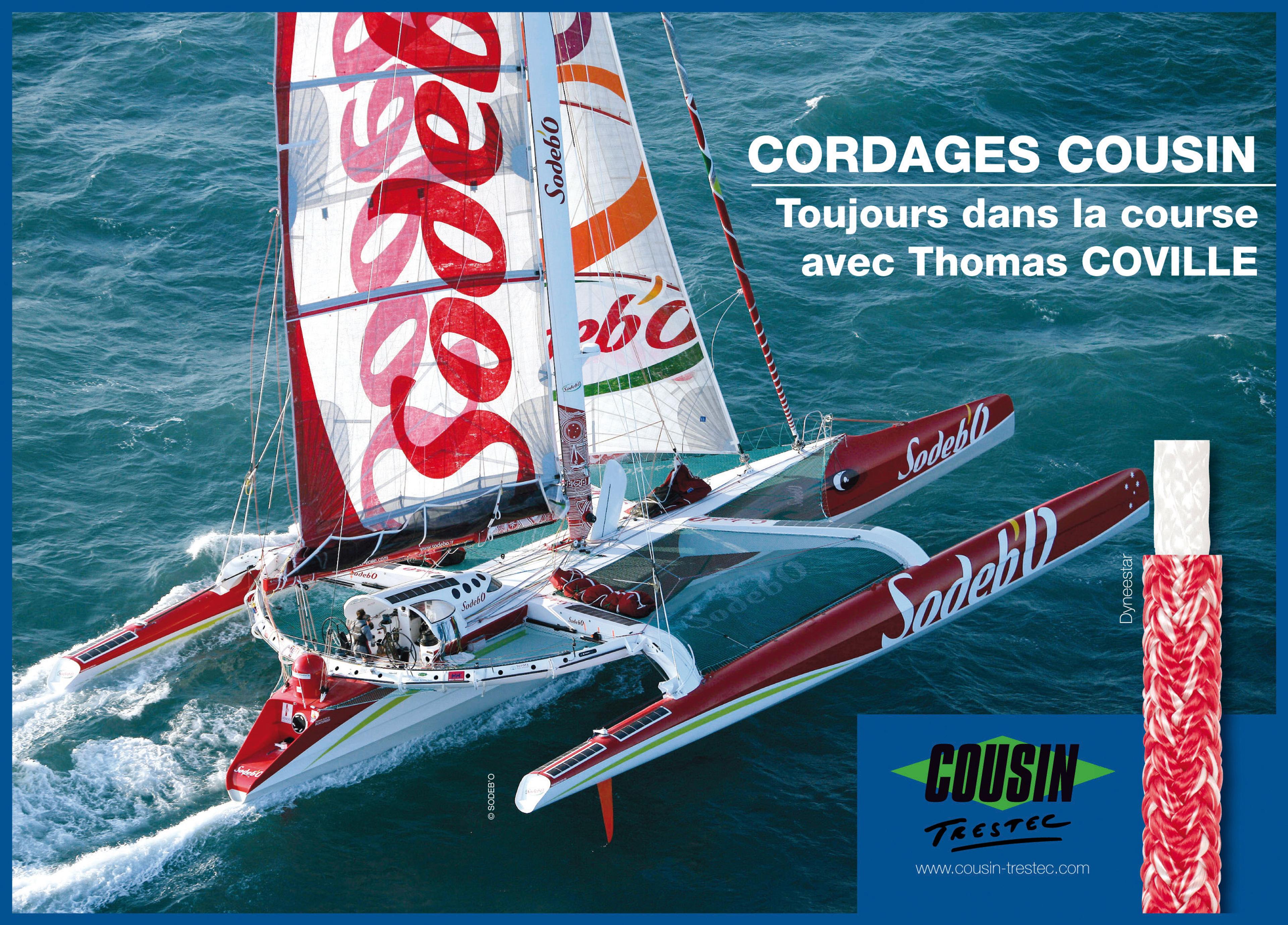 Publicité sponsoring : COUSIN Trestec et Thomas COVILLE