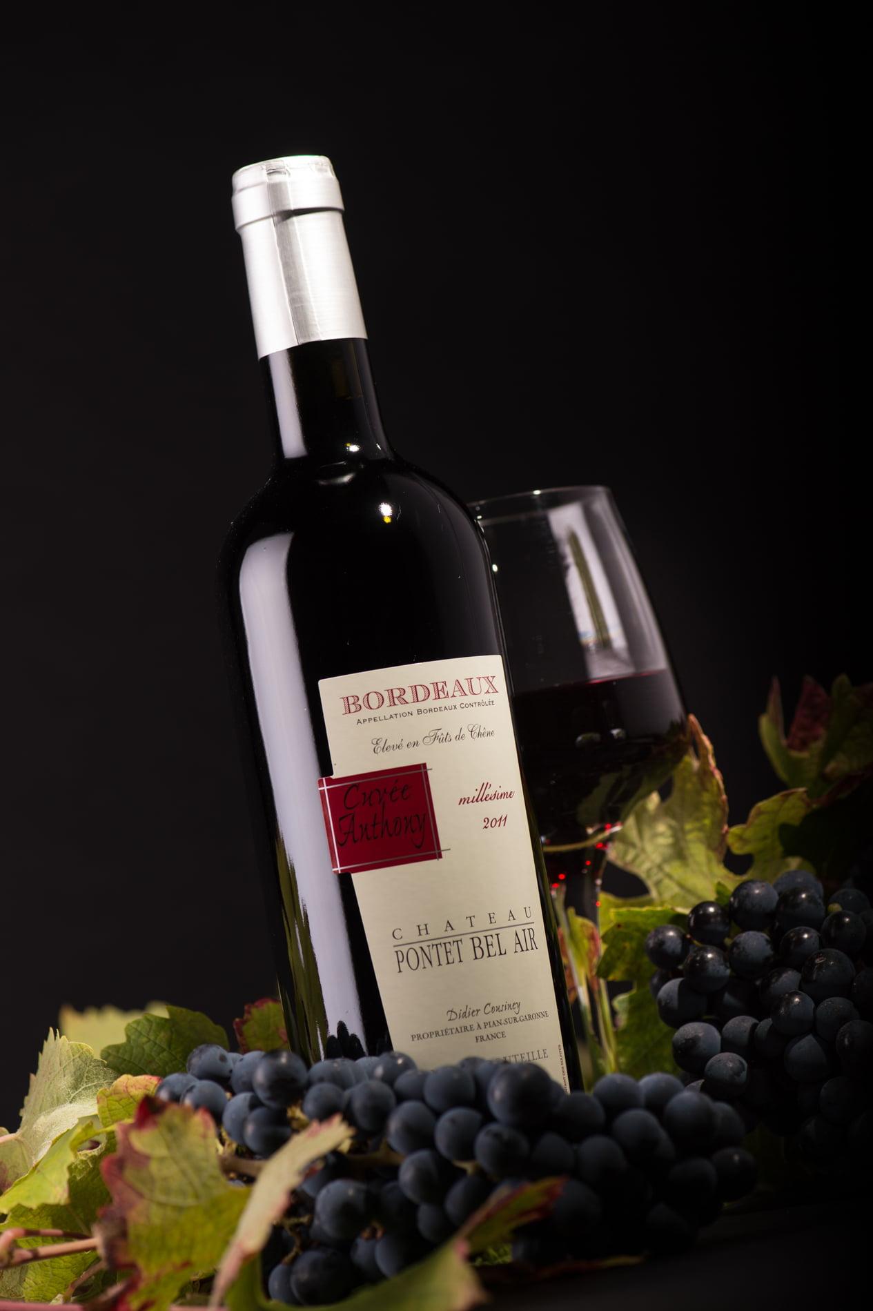 photo bouteille de vin