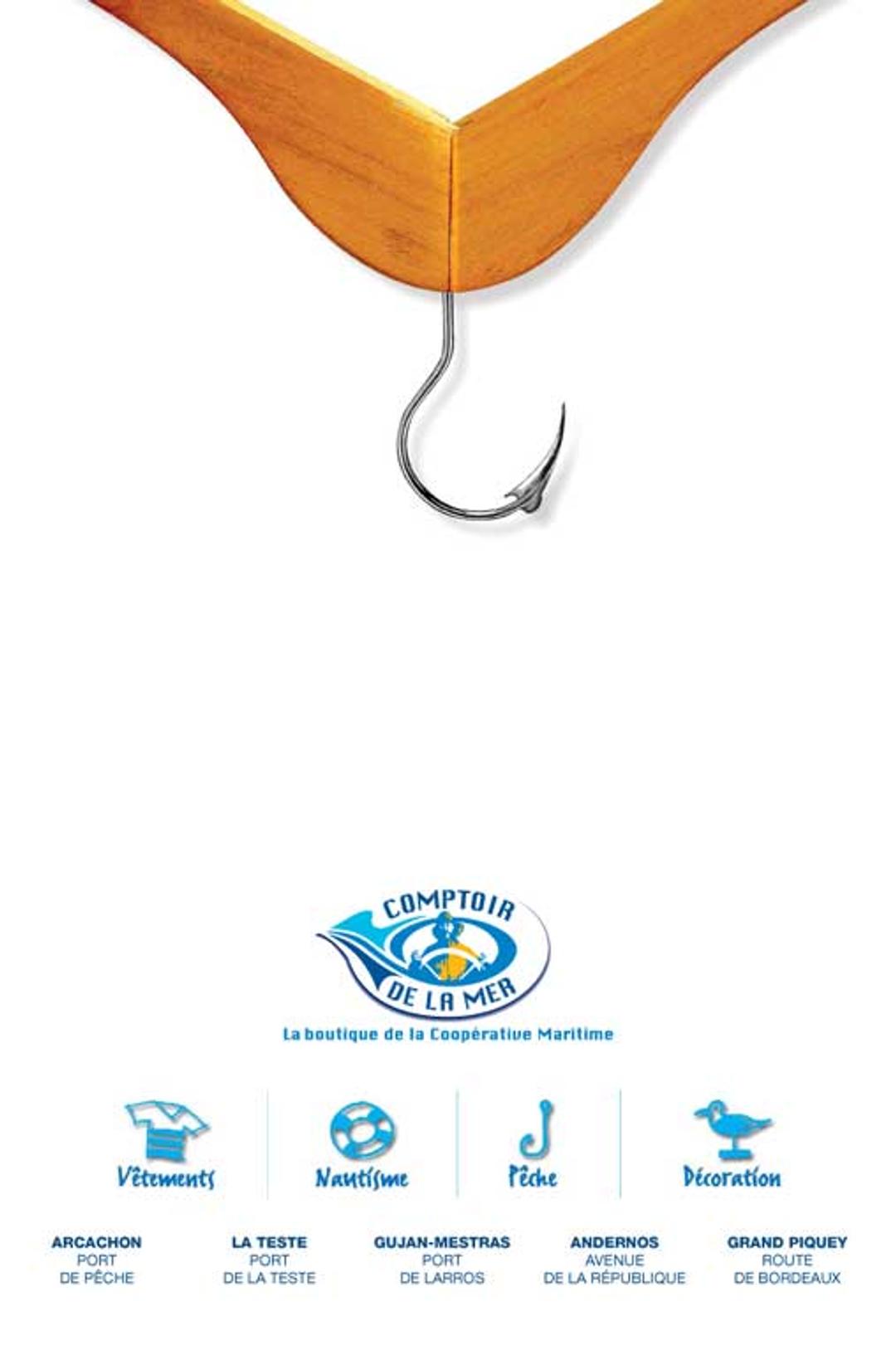 Publicité braderie : COMPTOIR DE LA MER Arcachon