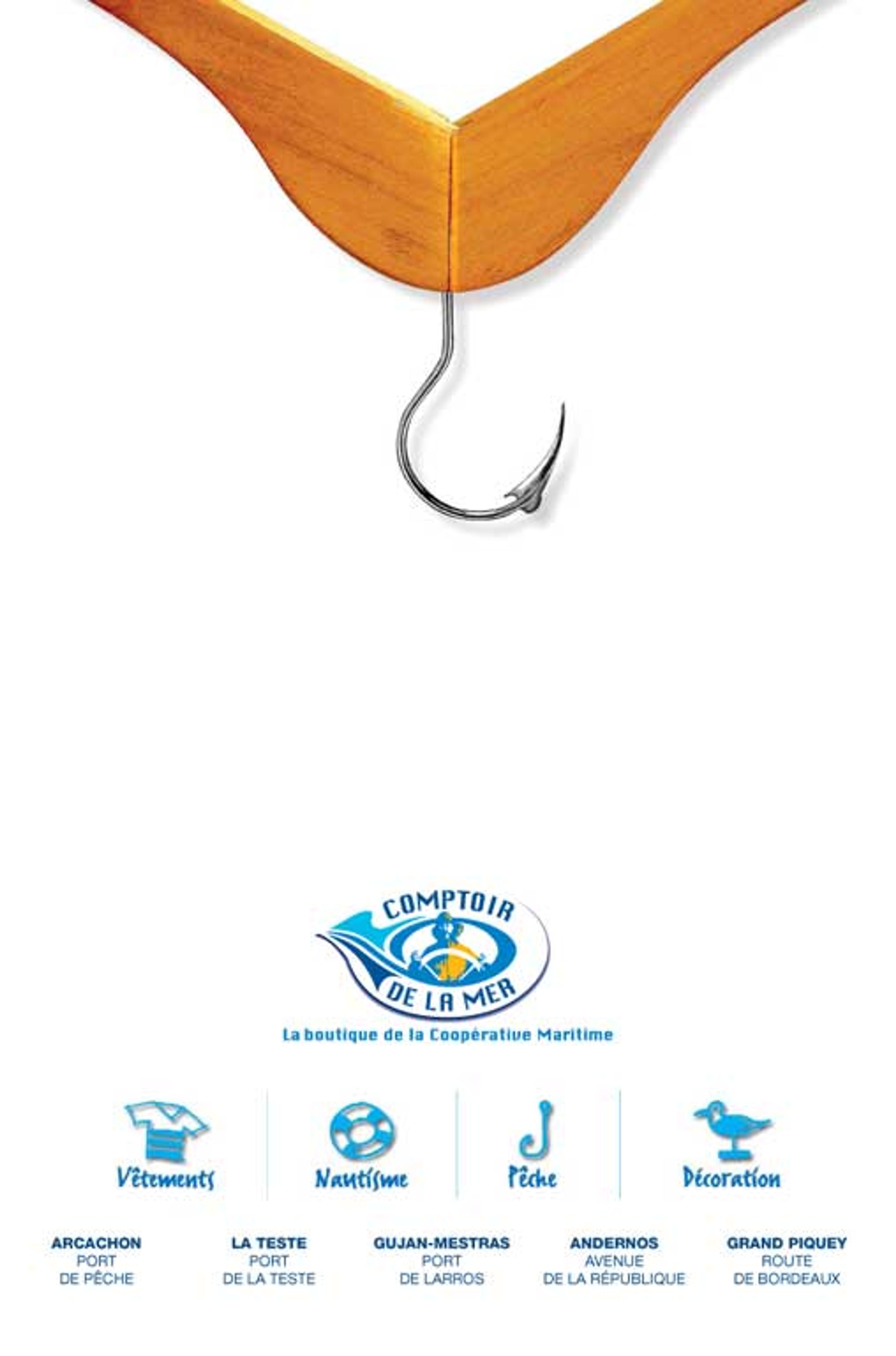 Publicité braderie : COMPTOIR DE LA MER Arcachon