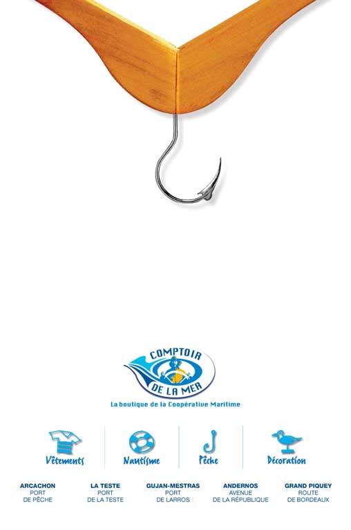 Publicité braderie : COMPTOIR DE LA MER Arcachon