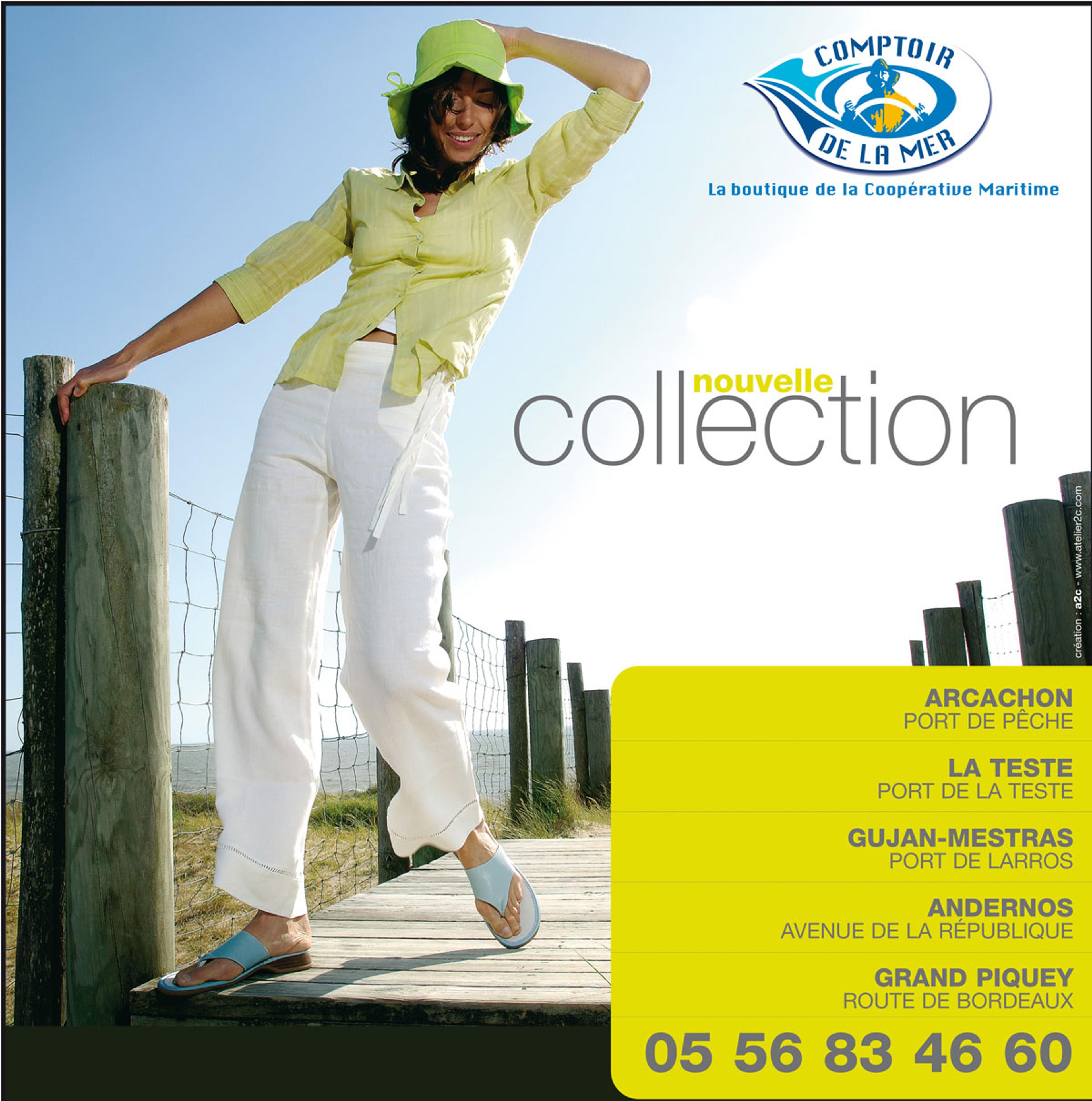 Publicité mode : COMPTOIR DE LA MER Arcachon