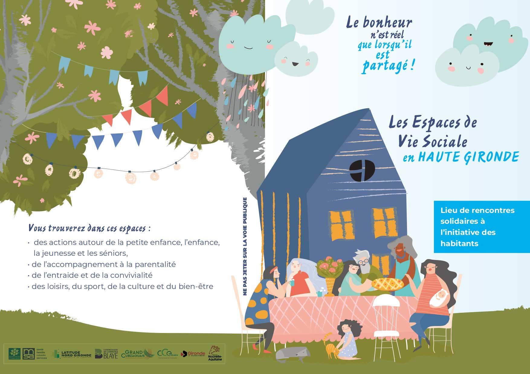 Flyer association locale : Espace de Vie Sociale A L'ASSAUT