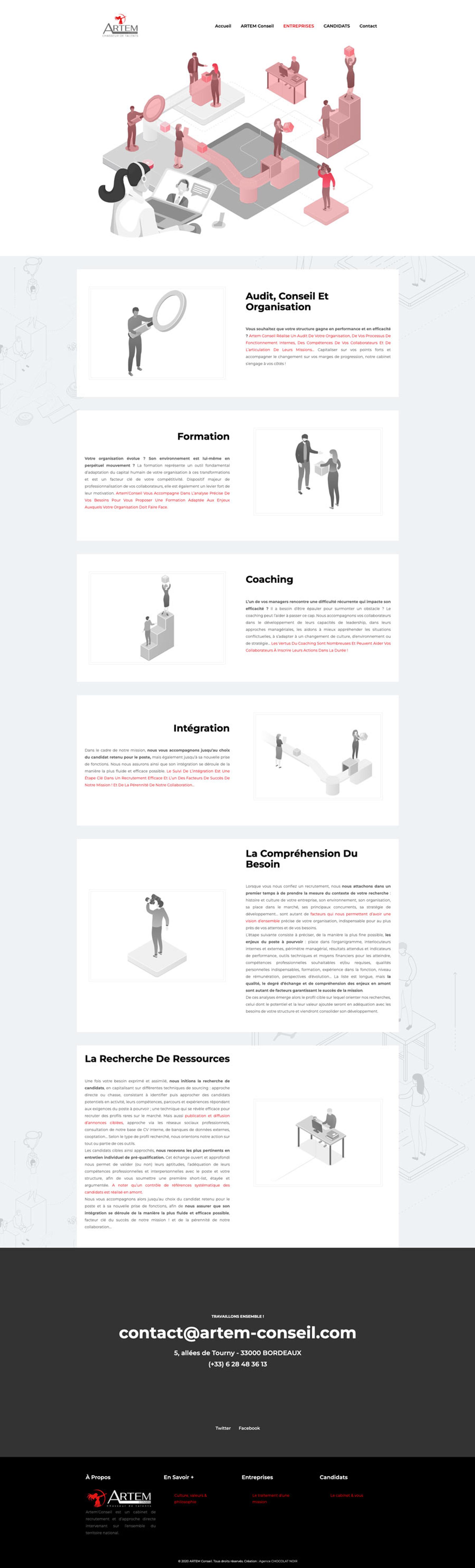 site ARTEM conseil