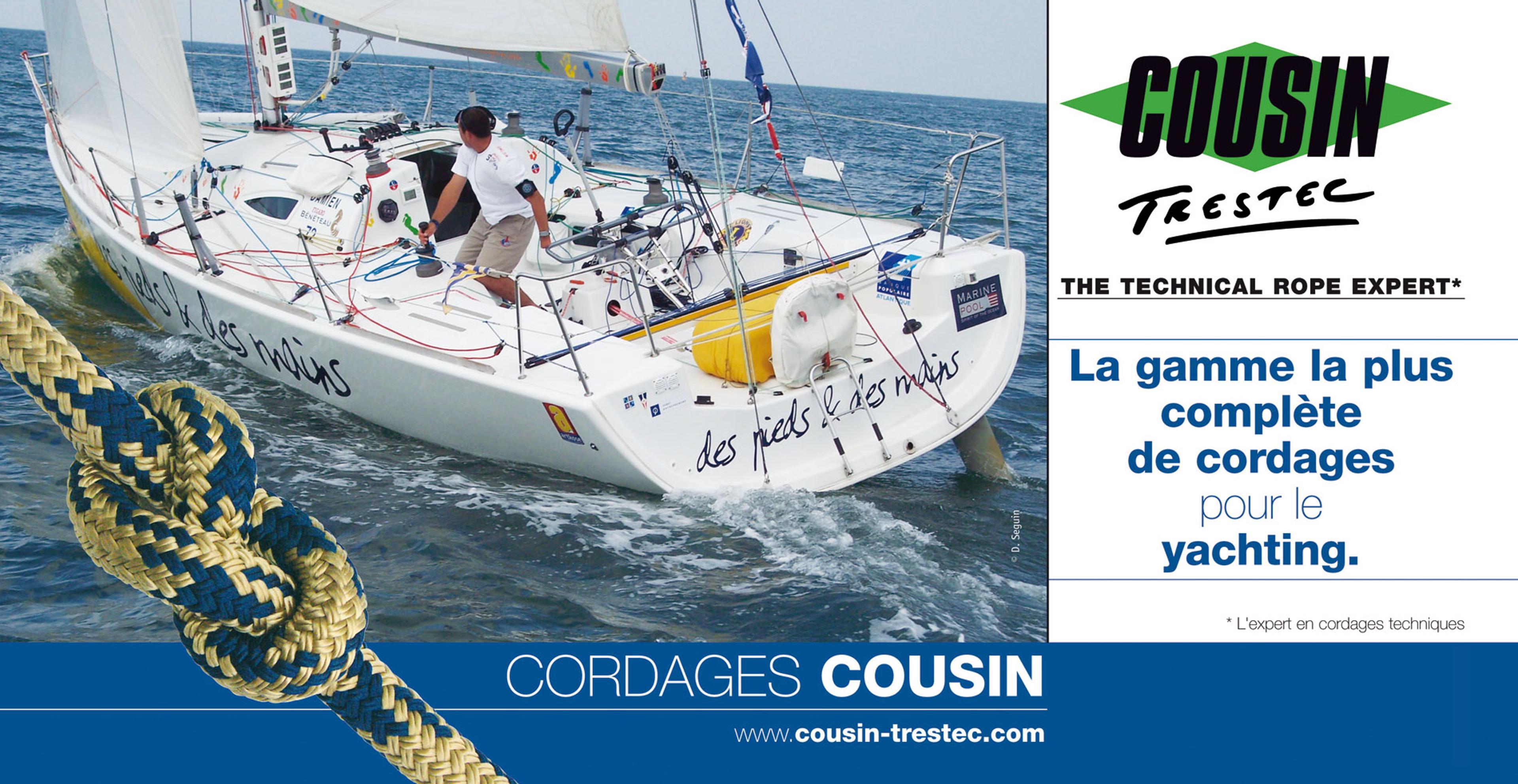 Publicité cordage marin : COUSIN Trestec