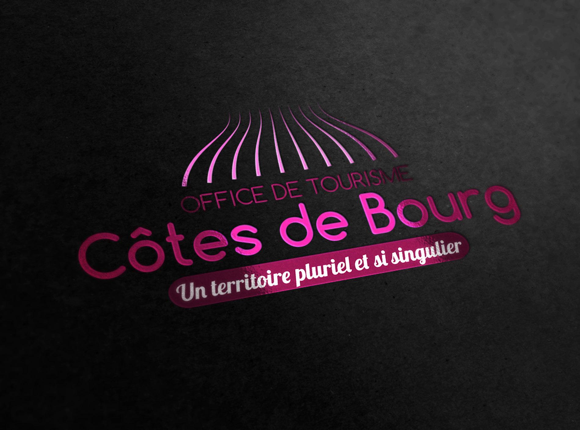 Refonte identité visuelle Office de tourisme - Côtes de Bourg