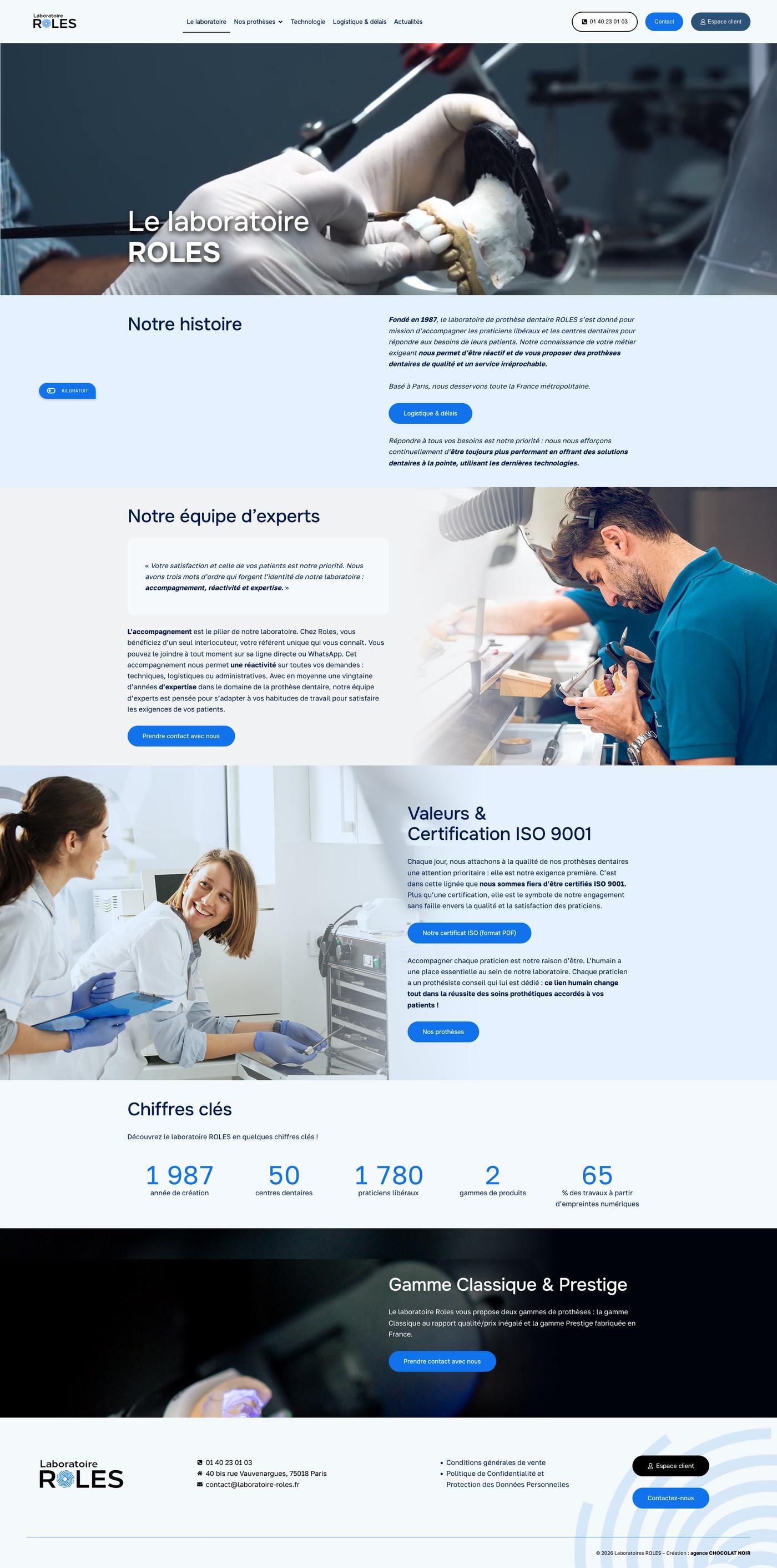 Page Le laboratoire — Laboratoire ROLES