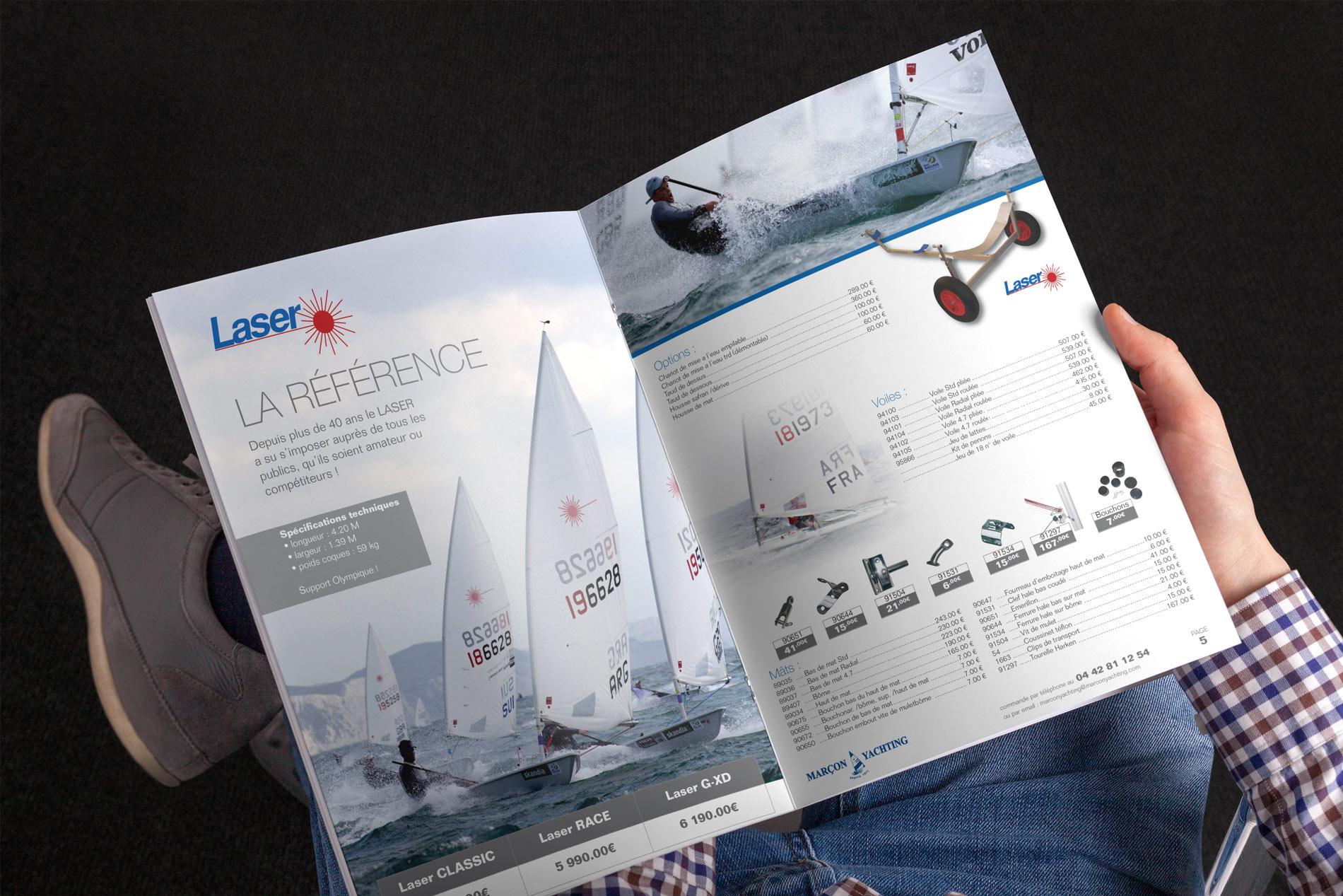 Catalogues dériveurs Marçon Yachting