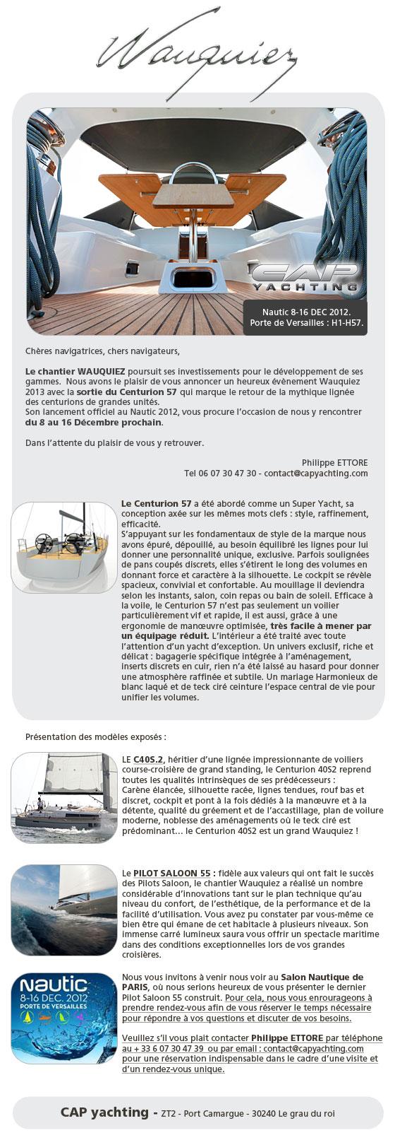 Email yachting : newsletter Ettore Yachting
