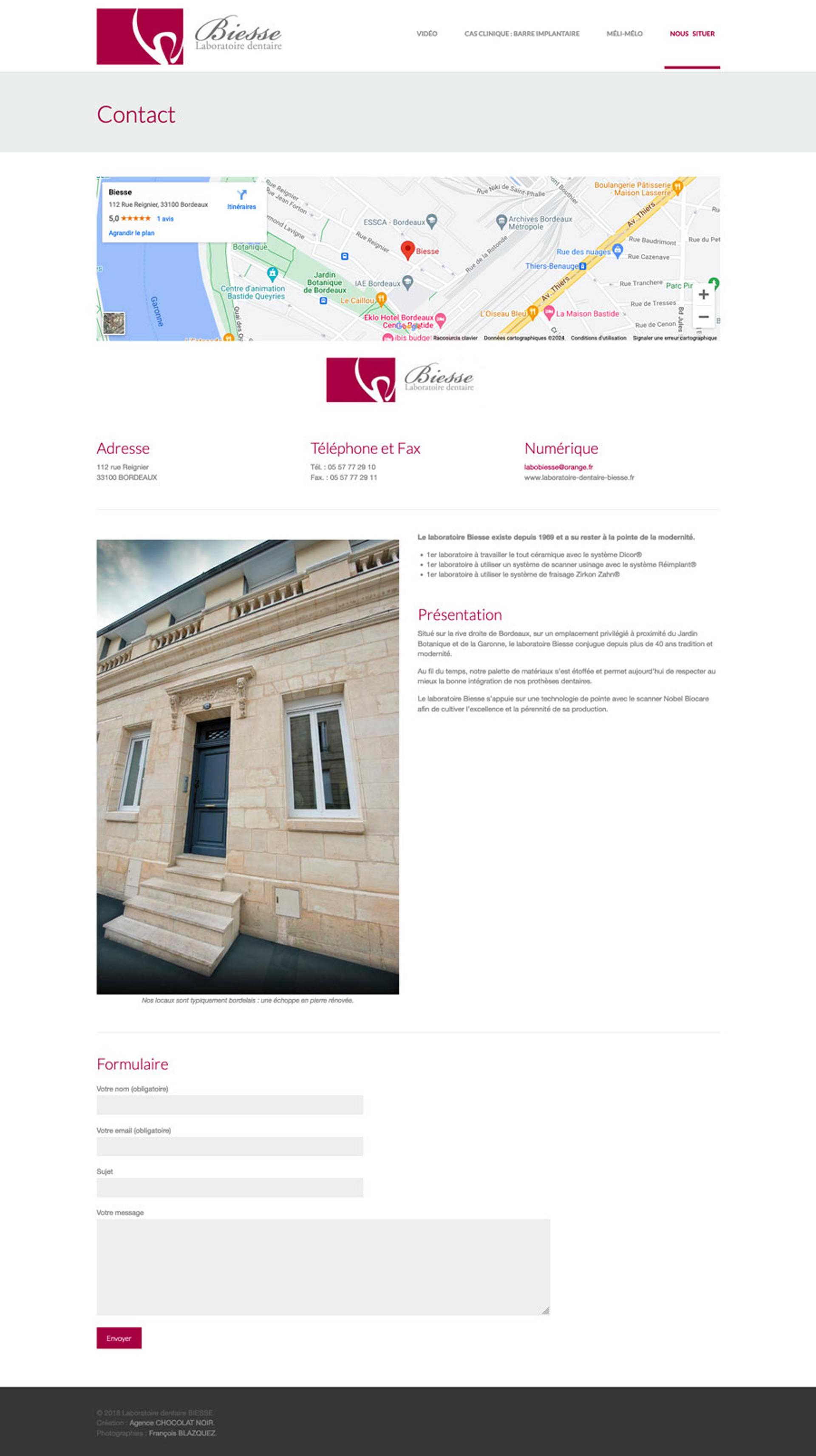 site web labo biesse
