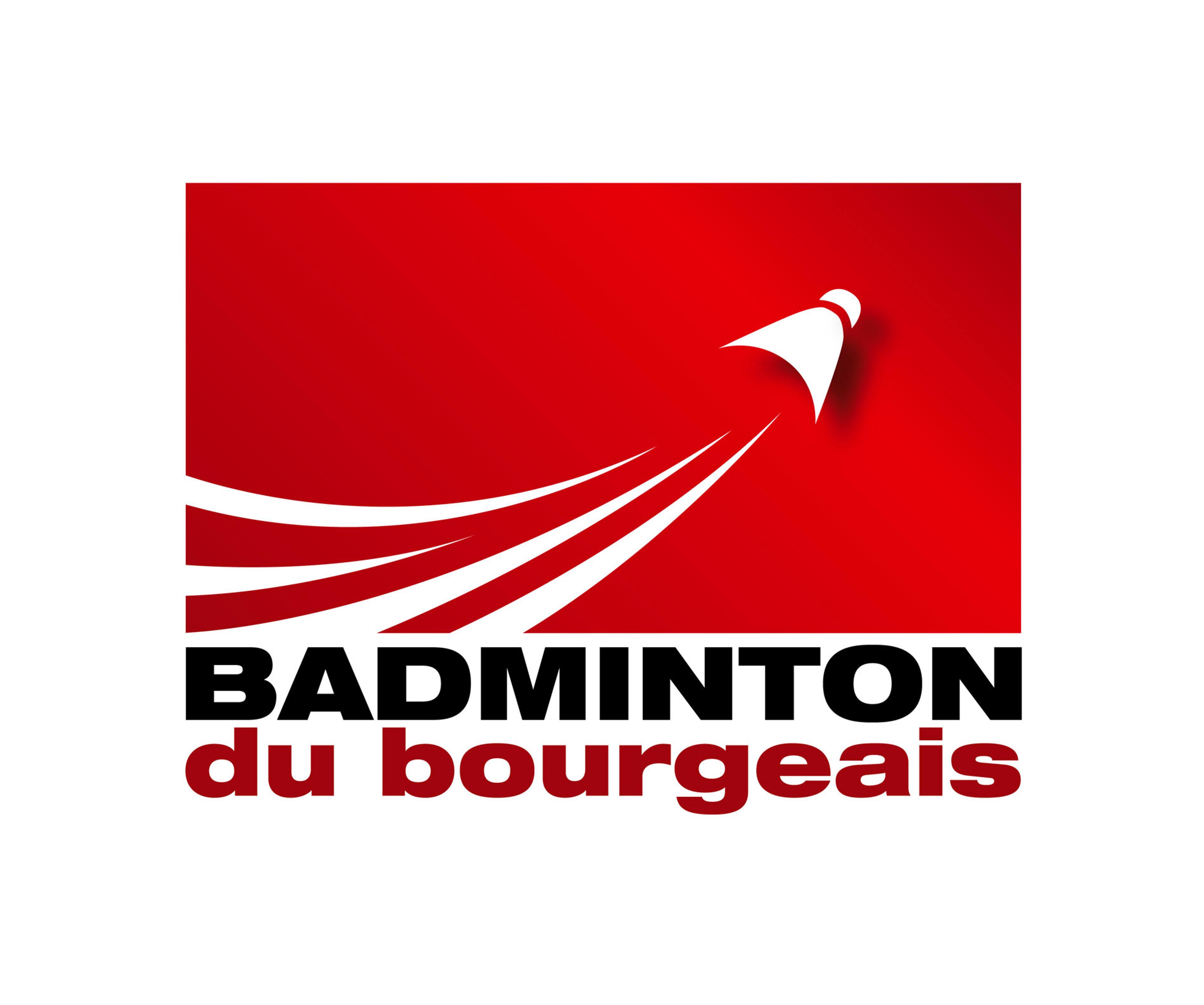 Création logo badminton : club de Bad du Bourgeais