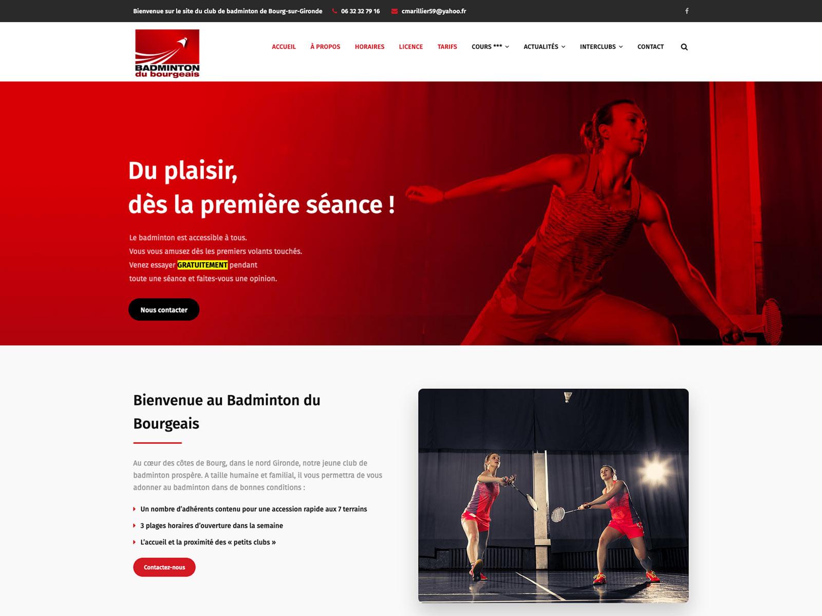 site web club de bad