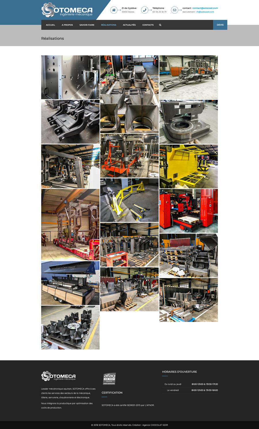 site web industrie