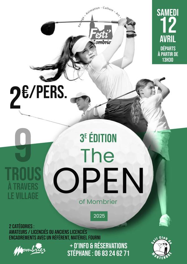 Affiche animation village : golf sauvage !