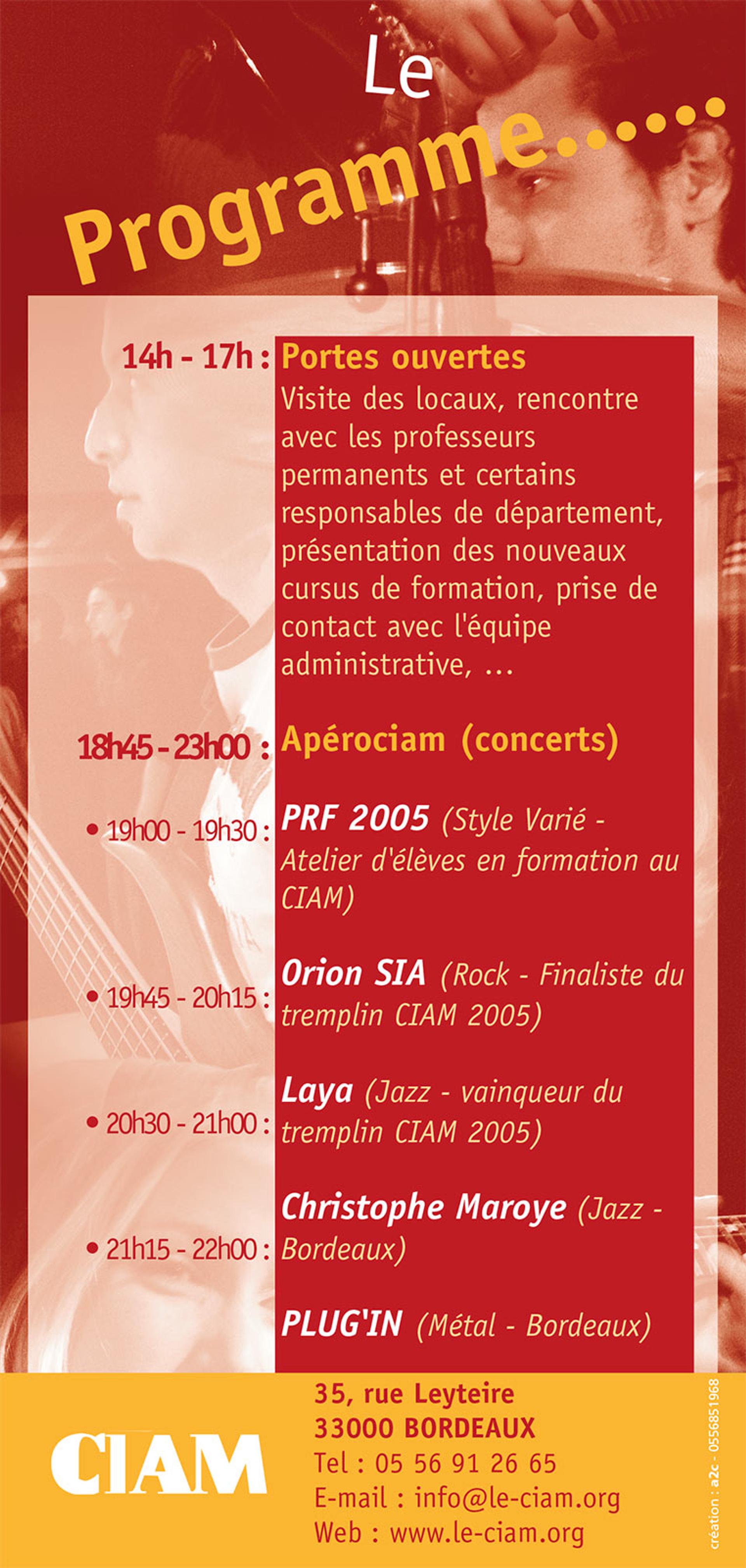 flyer ciam