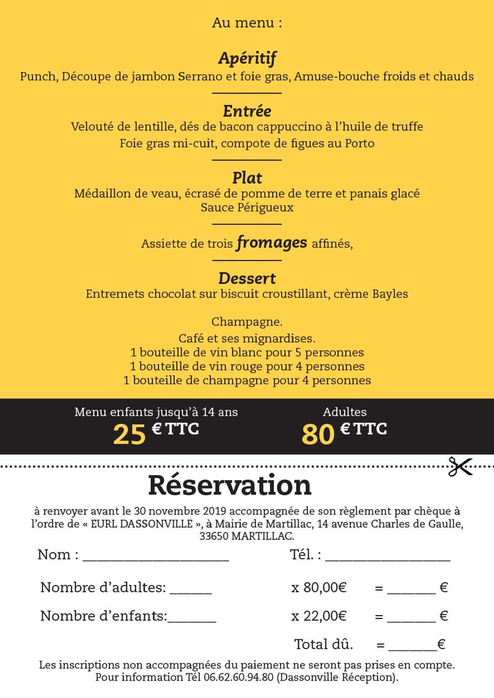flyer traiteur