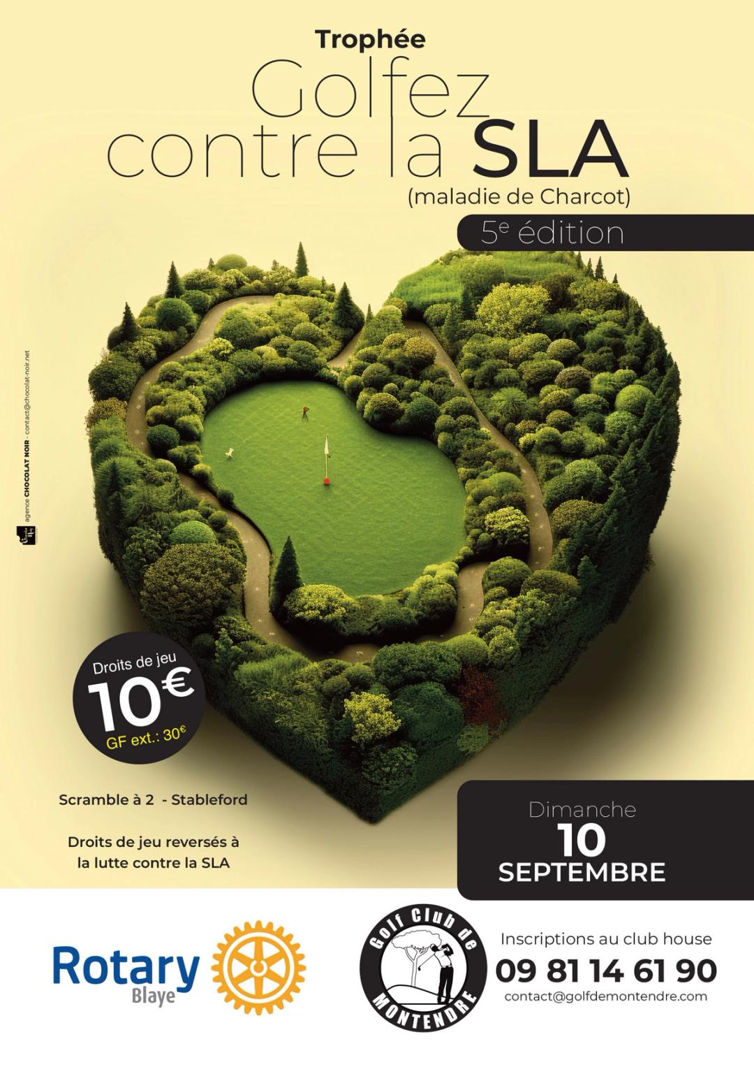 affiche de golf